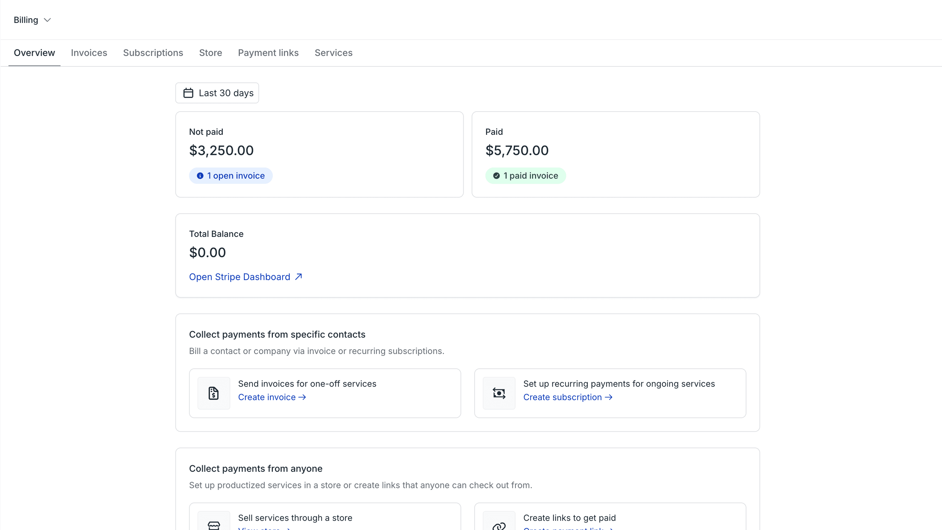Payments template in Assembly.