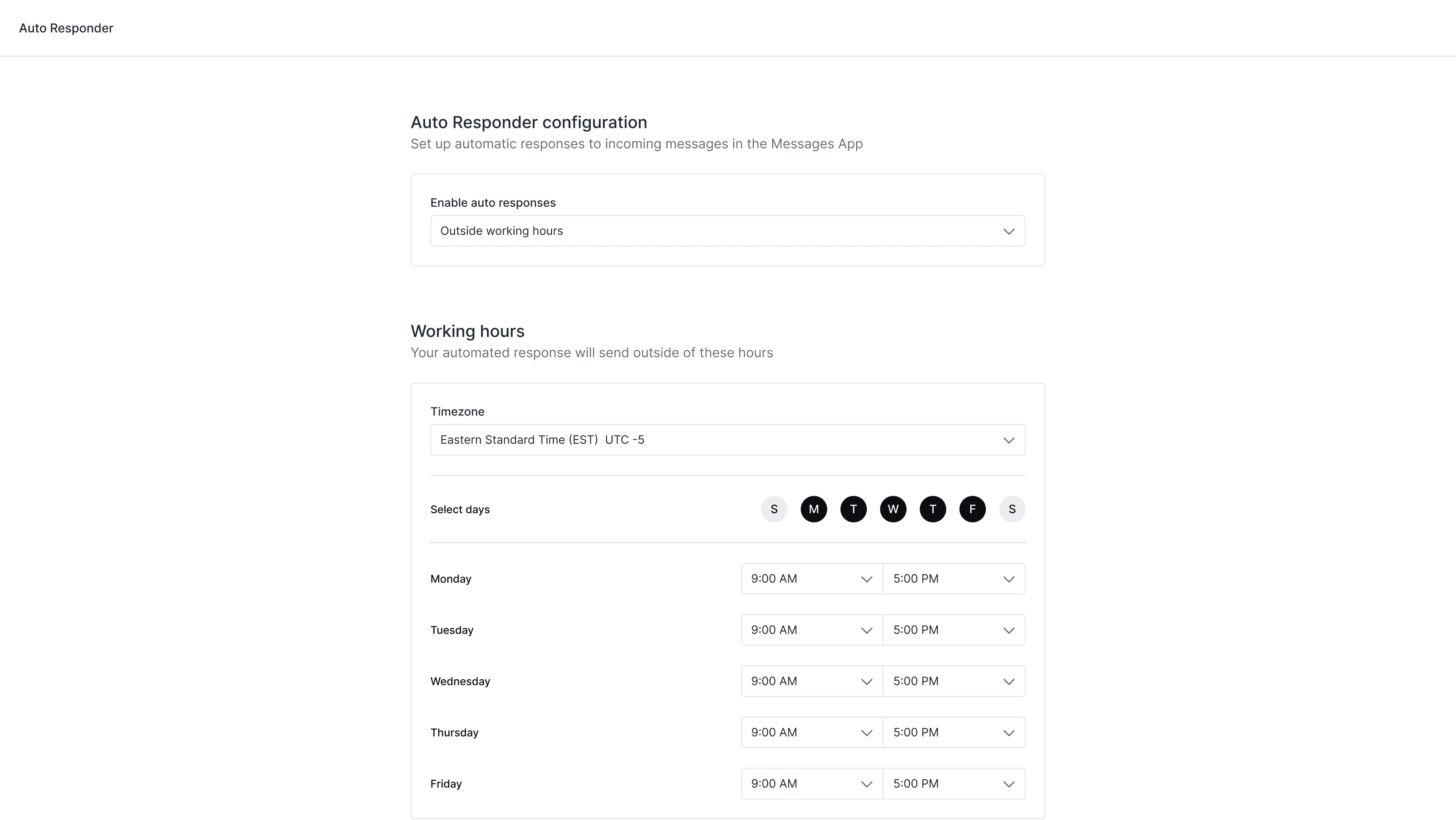 Autoresponder template in Assembly.